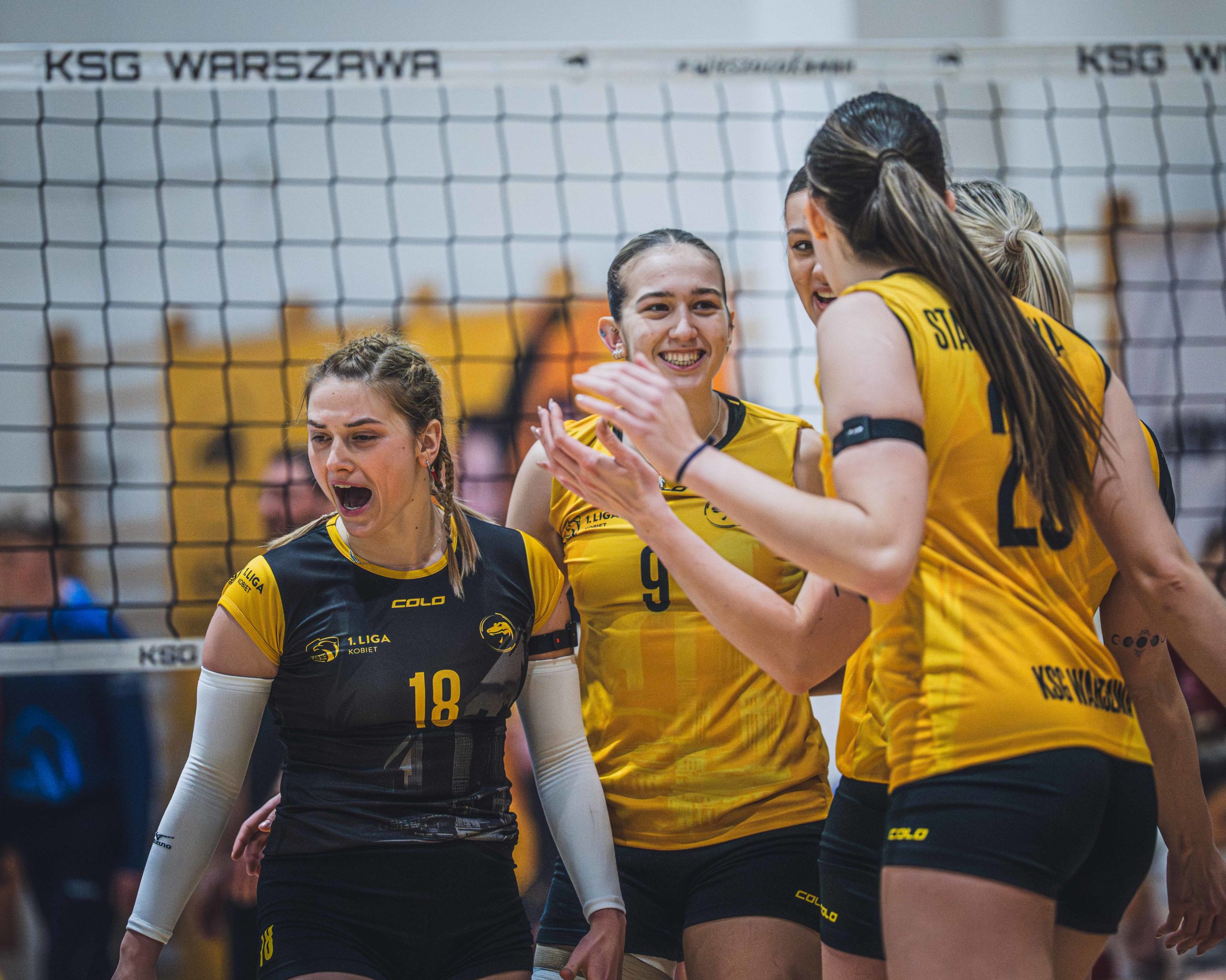 KSG Warszawa vs Karpaty-PANS Krosno 3:1 (25:13, 25:18, 23:25, 25:16)